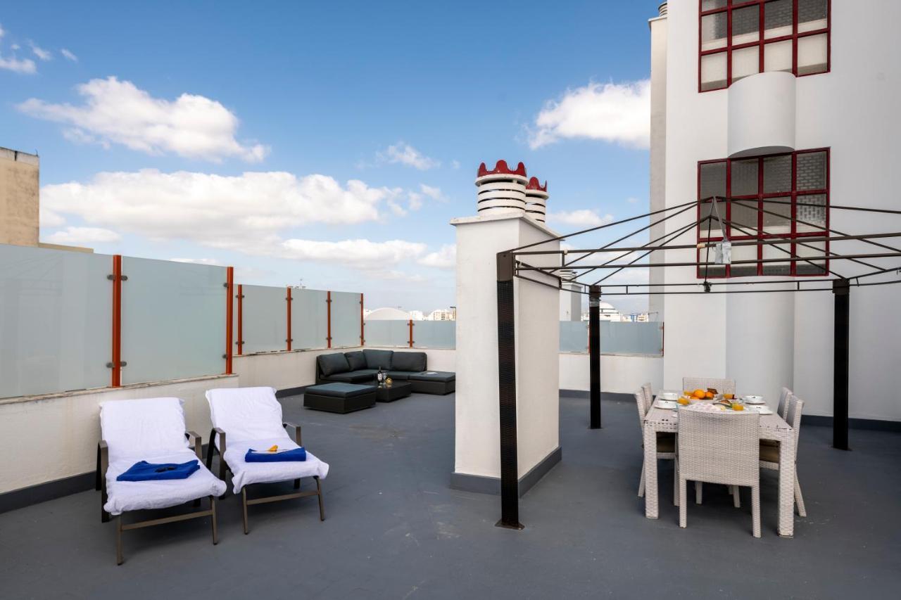 Appartement Luxueux 4 Pieces, Terrasse 120M2 Vue Mer Praia Da Rocha Portimao Ngoại thất bức ảnh